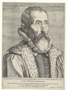 Portret van Justus Lipsius door Pieter de Jode (I)