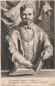 Clarissimus Diodorus Tuldenus I.C., et Professor Regius in Academia Louaniensi door Pieter de Jode