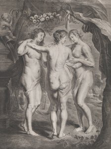 De drie Gratiën door Pieter de Jode II