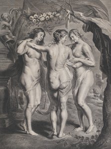 De Drie Gratiën door Pieter de Jode II