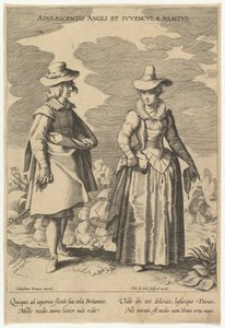 Adolescentis Angli et Iuvenculae Habitus, uit Mode van Verschillende Naties, n.d.