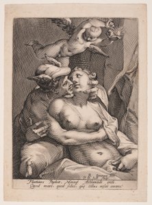 Mercurius, Venus en Cupido door Pieter de Jode I