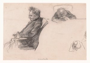 Minister Heemskerck in de Tweede Kamer door Pieter de Josselin