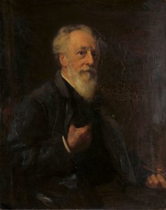 Portret van J.A.B. Stroebel (1821-1905), Kunstschilder