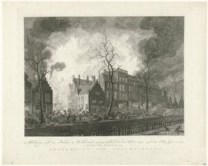 Brand in de Pottebakkerssteeg te Rotterdam, 1779
