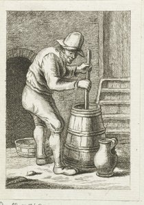 Karnende man door Pieter de Mare