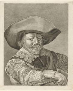 Portret van een man in 17e-eeuws kostuum