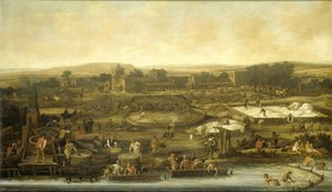 Wol maken door Pieter de Molijn