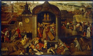 Le Christ chassant les marchands du Temple