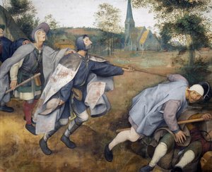 De Blinden leiden de Blinden door Pieter Bruegel the Elder