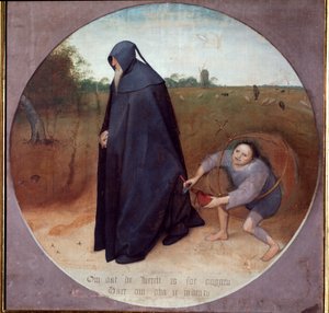 De Misanthrope door Pieter Bruegel the Elder