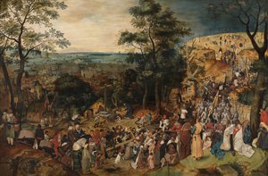 Christus draagt het Kruis