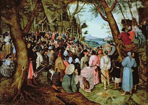 St. Johannes de Doper predikend in de wildernis