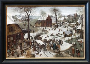 De Volkstelling in Bethlehem door Pieter Brueghel the Younger