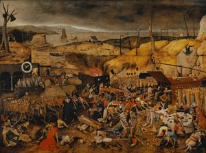 De Triomf van de Dood, c.1608 door Pieter Brueghel the Younger