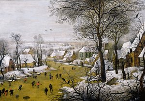 De vogelval door Pieter Brueghel the Younger