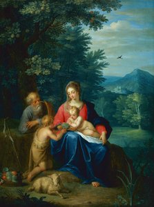 De Heilige Familie met de Jonge Johannes de Doper