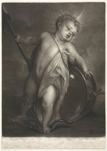 Christuskind als Salvator Mundi door Pieter van Bleeck