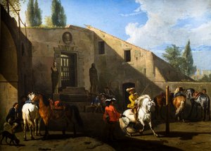 De Manège door Pieter van Bloemen