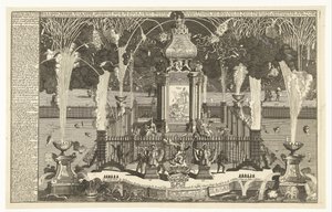 Vuurwerk ter ere van de vrede van Utrecht, 1713