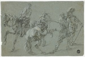 Rijschool door Pieter van Laer