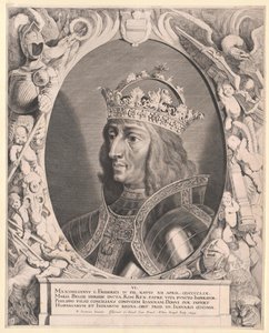 Heilige Roomse Keizer Maximiliaan I door Pieter van Sompel