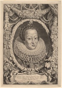 Eleanora, Vrouw van Ferdinand II door Pieter van Sompel after Pieter Claesz Soutman