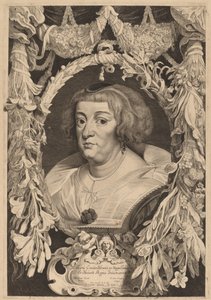 Marie de Medici door Pieter van Sompel and Pieter Claesz Soutman after Sir Anthony