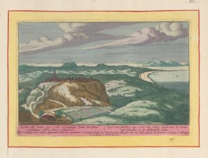 Gezicht op Vejer de la Frontera door Pieter van den Berge