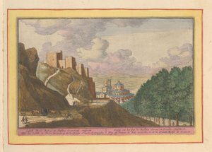 Gezicht op het Alcazaba en de kathedraal van Granada