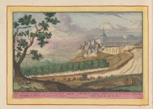Gezicht op het Koninklijk Paleis te Madrid