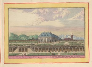 Jachtpaleis Zarzuela buiten Madrid door Pieter van den Berge