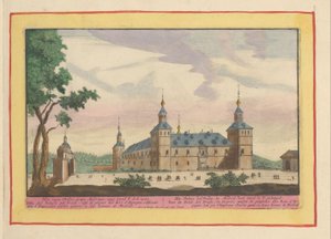 Koninklijk Paleis van El Pardo bij Madrid door Pieter van den Berge