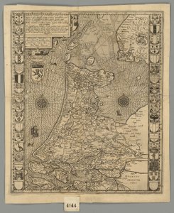 1596 Nederland Comitatus Kaerius door Pieter van den Keere