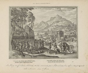 Abraham en de koning van Sodom door Pieter van der Borcht (I)