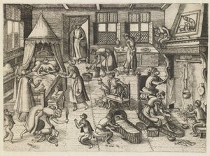 Kinderkamer door Pieter van der Borcht (I)