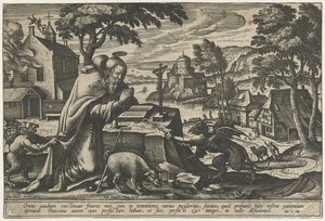 Verzoeking van de heilige Antonius door Pieter van der Borcht (I)