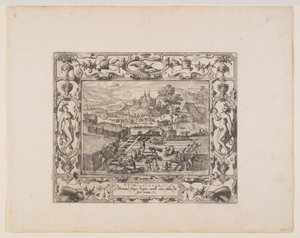 Augustus, uit De Twaalf Maanden door Pieter van der Borcht