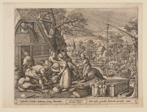 Herfst, uit De vier seizoenen door Pieter van der Heyden
