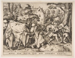 De vuile bruid of het huwelijk van Mopsus en Nisa, 1570