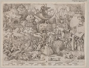 De zeven ondeugden door Pieter van der Heyden