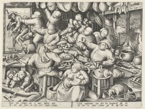 Vette keuken door Pieter van der Heyden