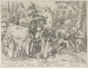 Vuile bruid of de bruiloft van Mopsus en Nisa