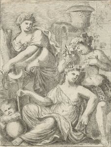 Ceres, Bacchus en Venus door Pieter van der Plas (II)