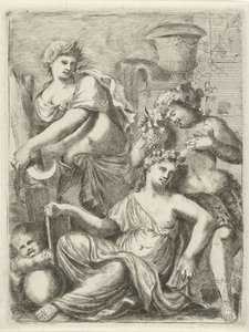 Ceres, Bacchus en Venus door Pieter van der Plas (II)