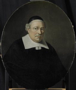 Portret van Cornelis de Koningh, directeur van de Rotterdamse Kamer van de Nederlandse Oost-Indische Compagnie, gekozen in 1649 door Pieter van der Werff