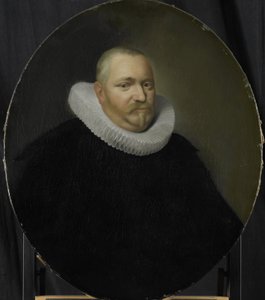 Portret van Ewoud Pietersz van der Horst, directeur van de Rotterdamse Kamer van de Nederlandse Oost-Indische Compagnie, gekozen in 1618