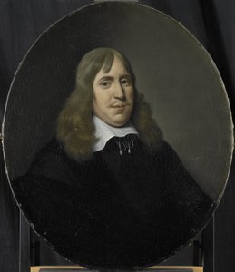 Portret van Willem Hartigsvelt, directeur van de Rotterdamse Kamer van de VOC, gekozen in 1657 door Pieter van der Werff