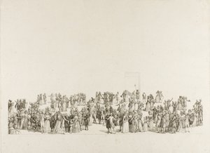 De Tentoonstelling in het Salon du Louvre in 1787, 1787