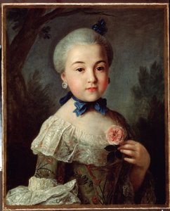 Portret van Gravin Varvara Sheremetyeva, 1760